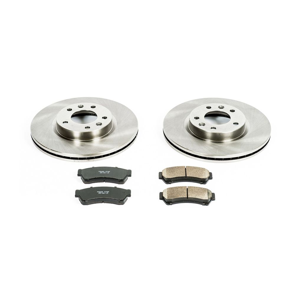 PowerStop KOE199 - OE Stock Replacement Brake Pad and Rotor Kit
