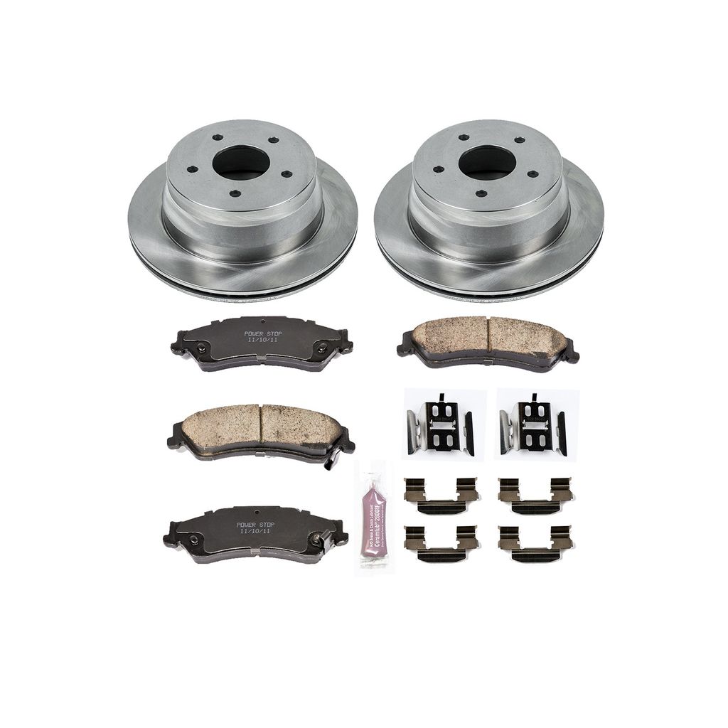 OE Stock Replacement Brake Pad and Rotor Kit