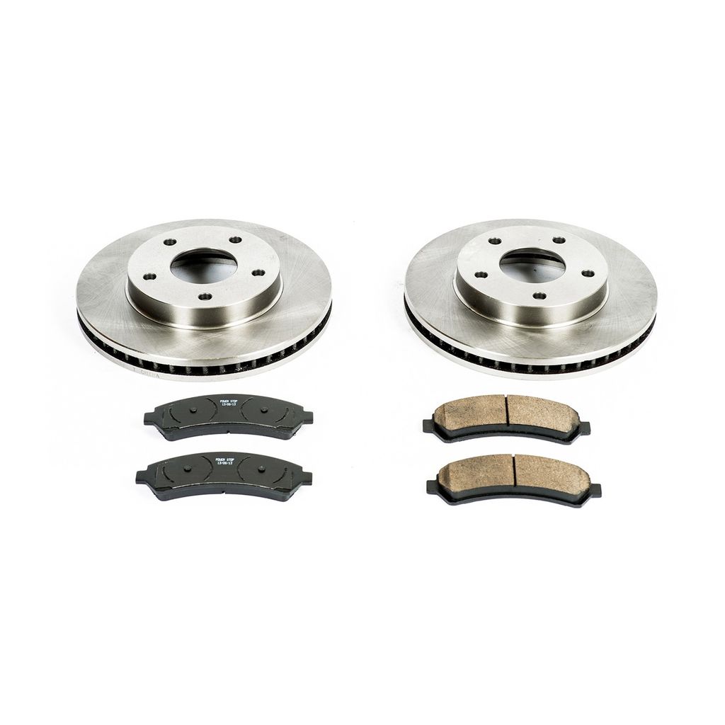 OE Stock Replacement Brake Pad and Rotor Kit