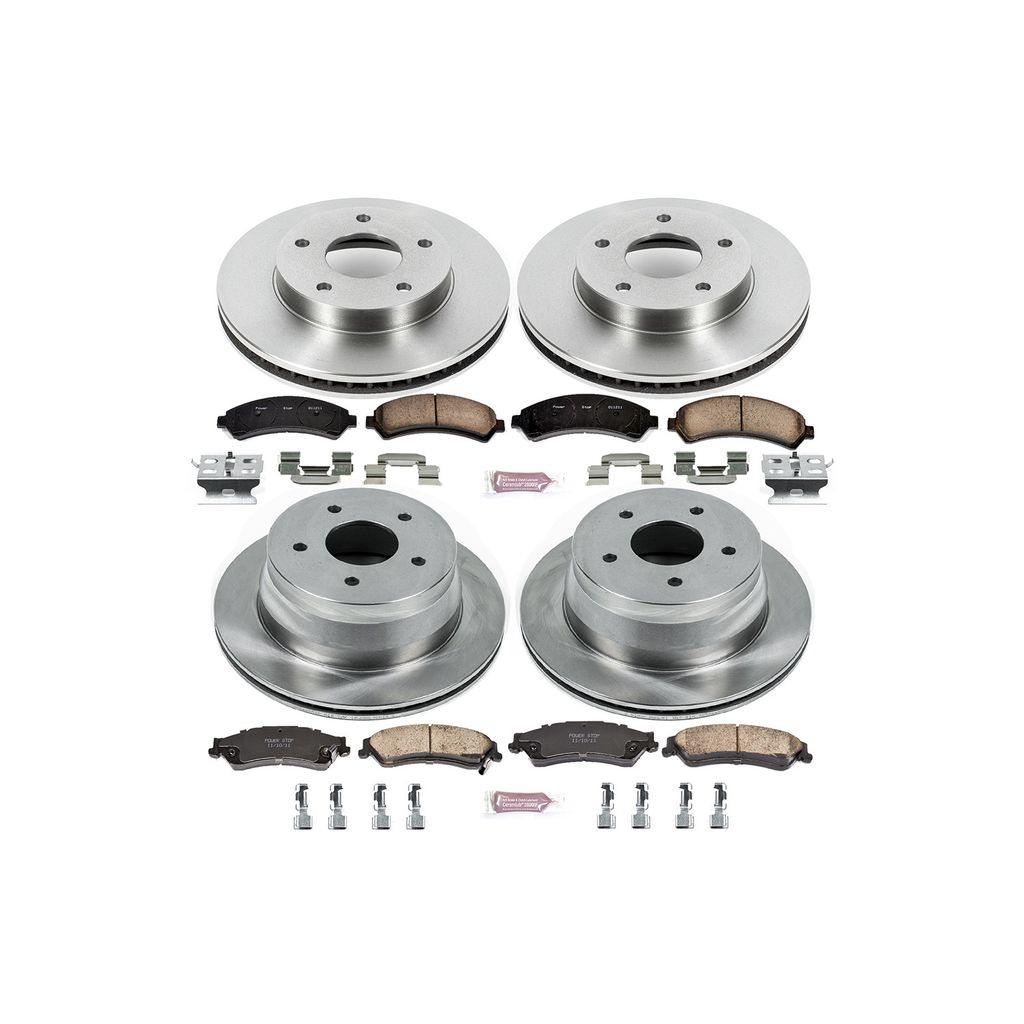 PowerStop KOE2005 - OE Stock Replacement Brake Pad and Rotor Kit