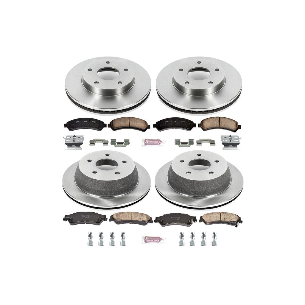 PowerStop KOE2006 - OE Stock Replacement Brake Pad and Rotor Kit