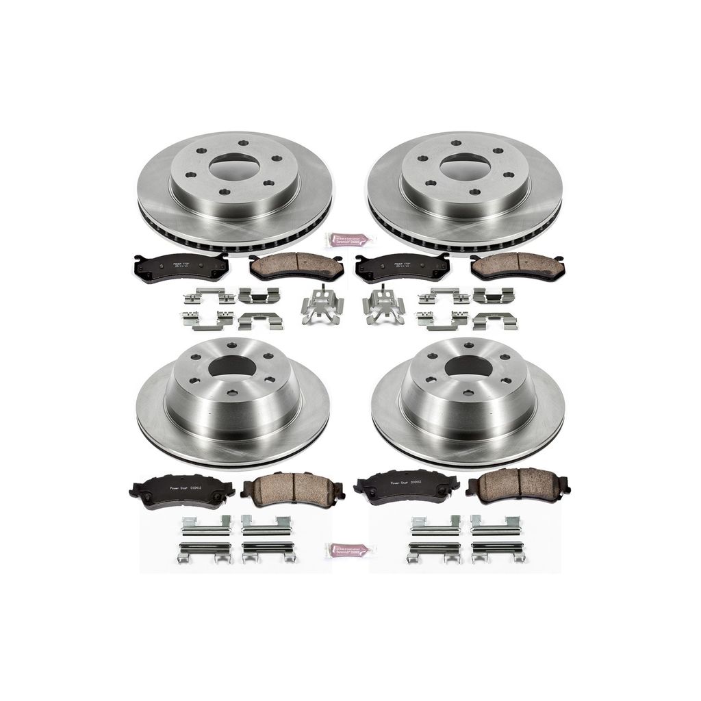 PowerStop KOE2010 - OE Stock Replacement Brake Pad and Rotor Kit