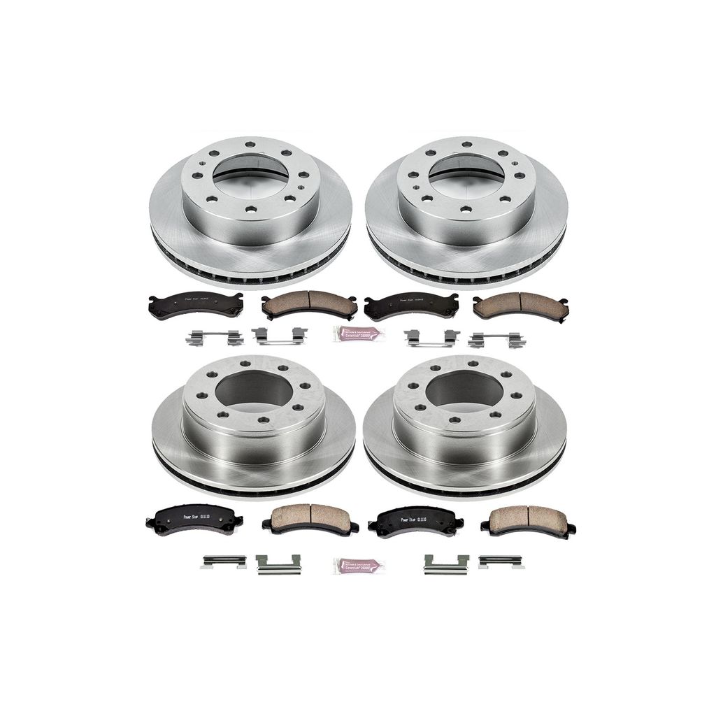 PowerStop KOE2029 - OE Stock Replacement Brake Pad and Rotor Kit
