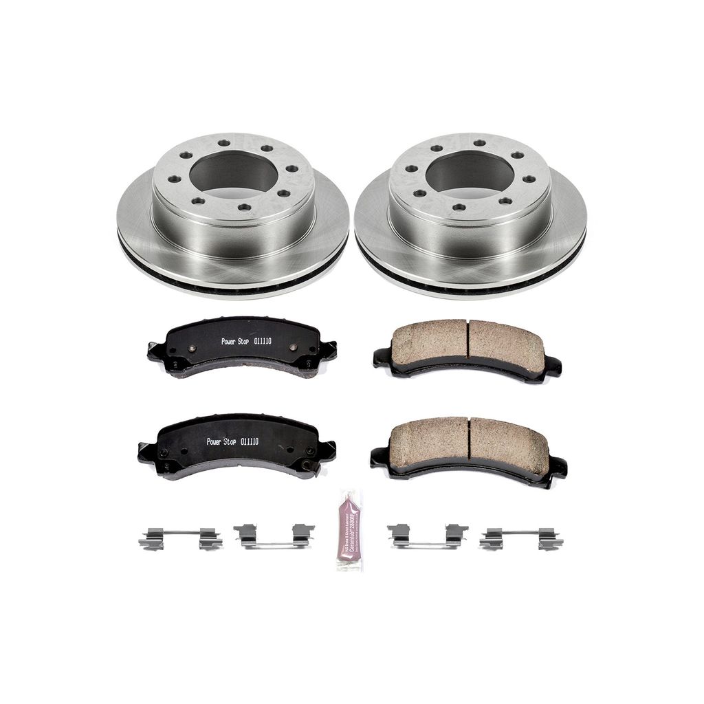 OE Stock Replacement Brake Pad and Rotor Kit