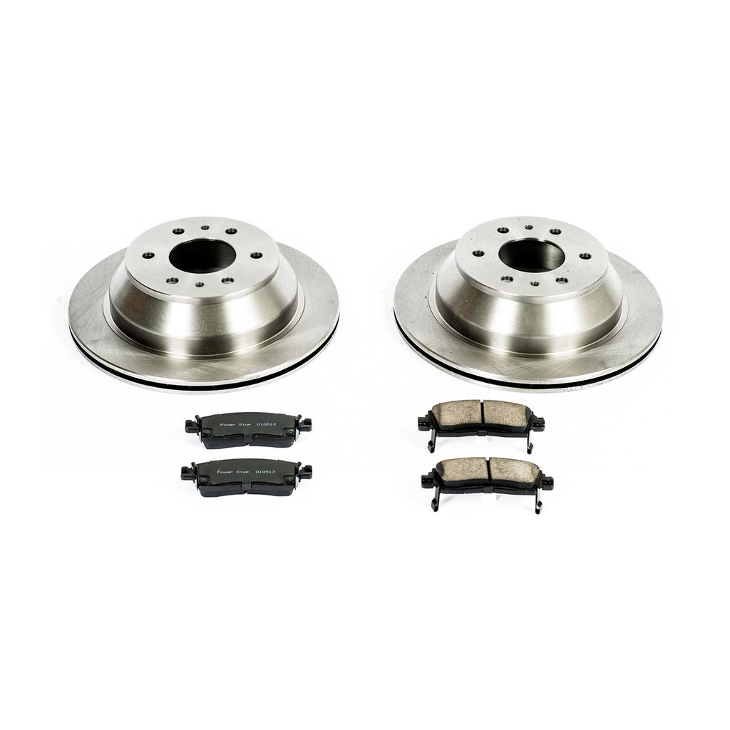 OE Stock Replacement Brake Pad and Rotor Kit