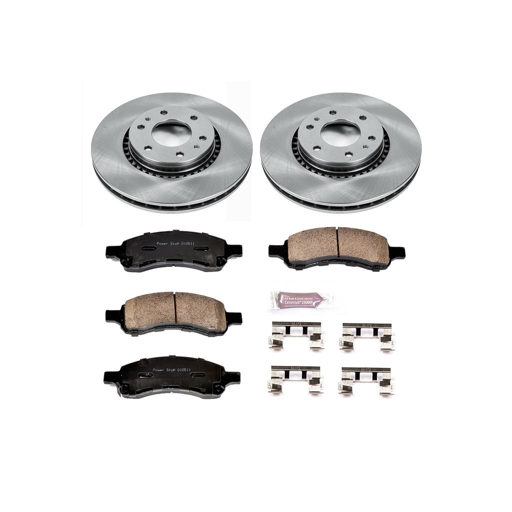 OE Stock Replacement Brake Pad and Rotor Kit