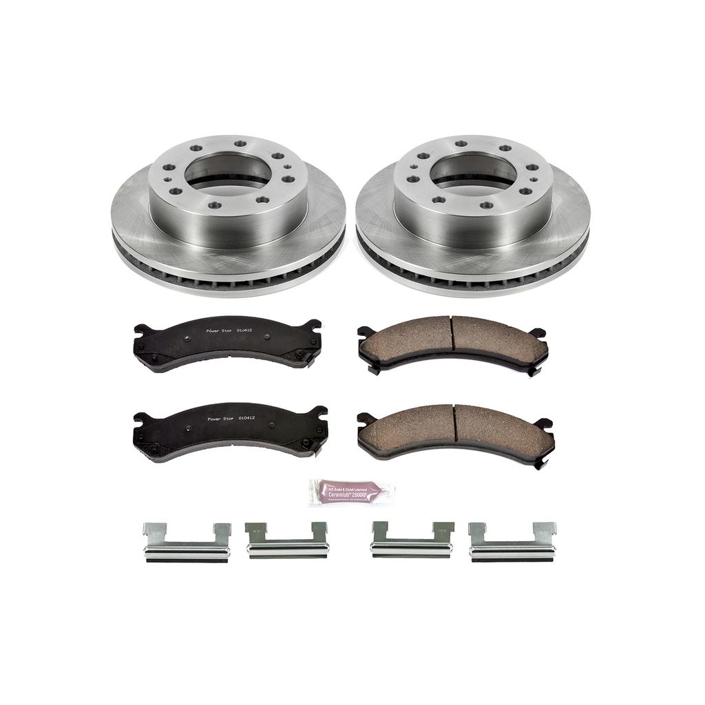 OE Stock Replacement Brake Pad and Rotor Kit