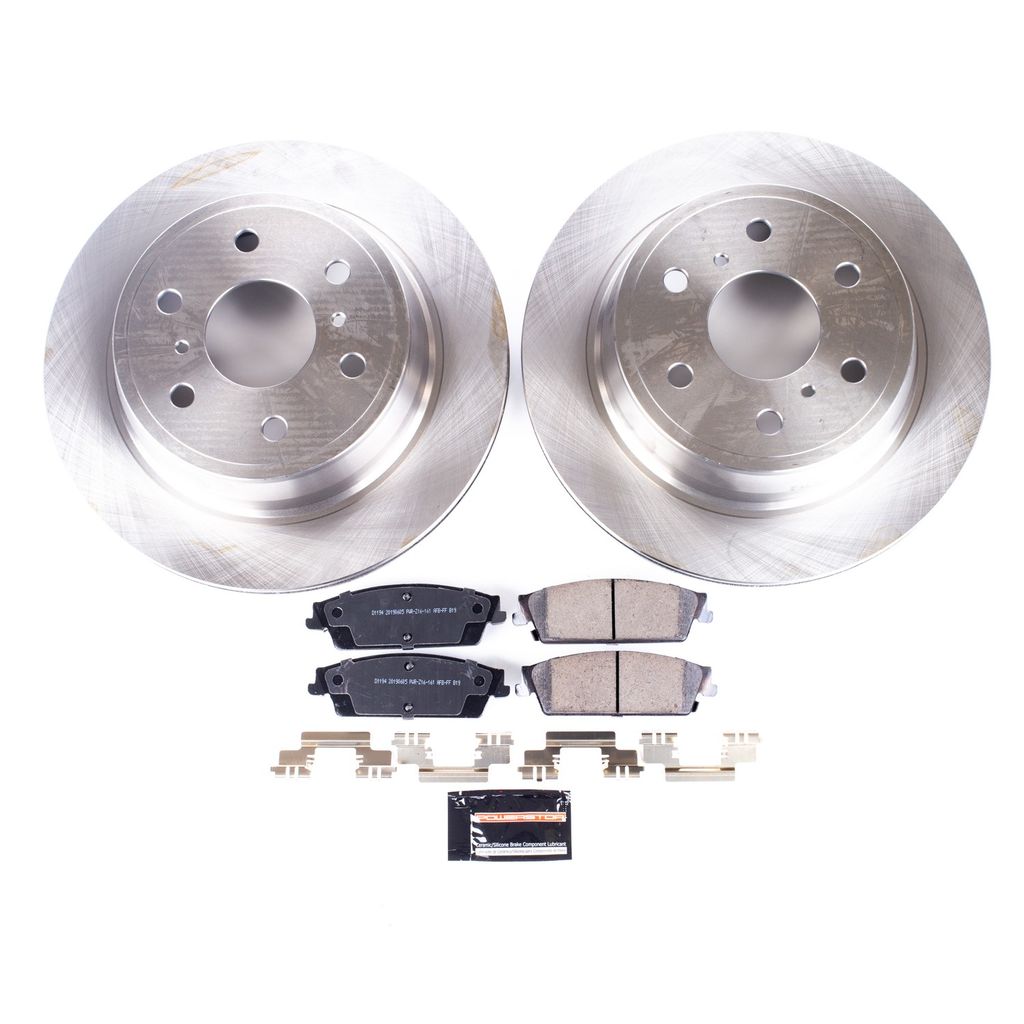 OE Stock Replacement Brake Pad and Rotor Kit