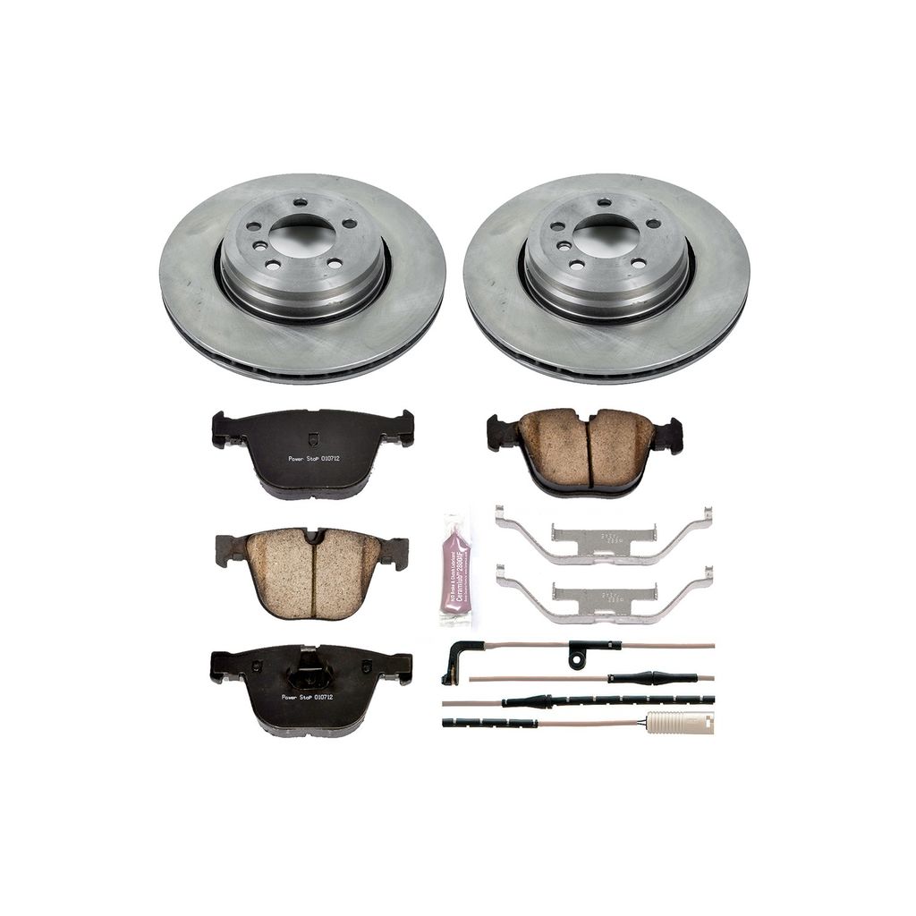 PowerStop KOE2086 - OE Stock Replacement Brake Pad and Rotor Kit