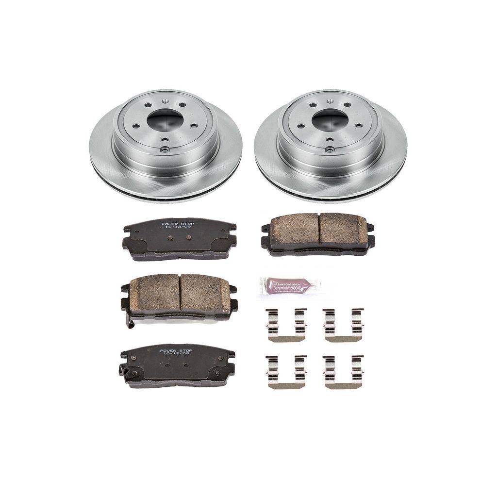 OE Stock Replacement Brake Pad and Rotor Kit
