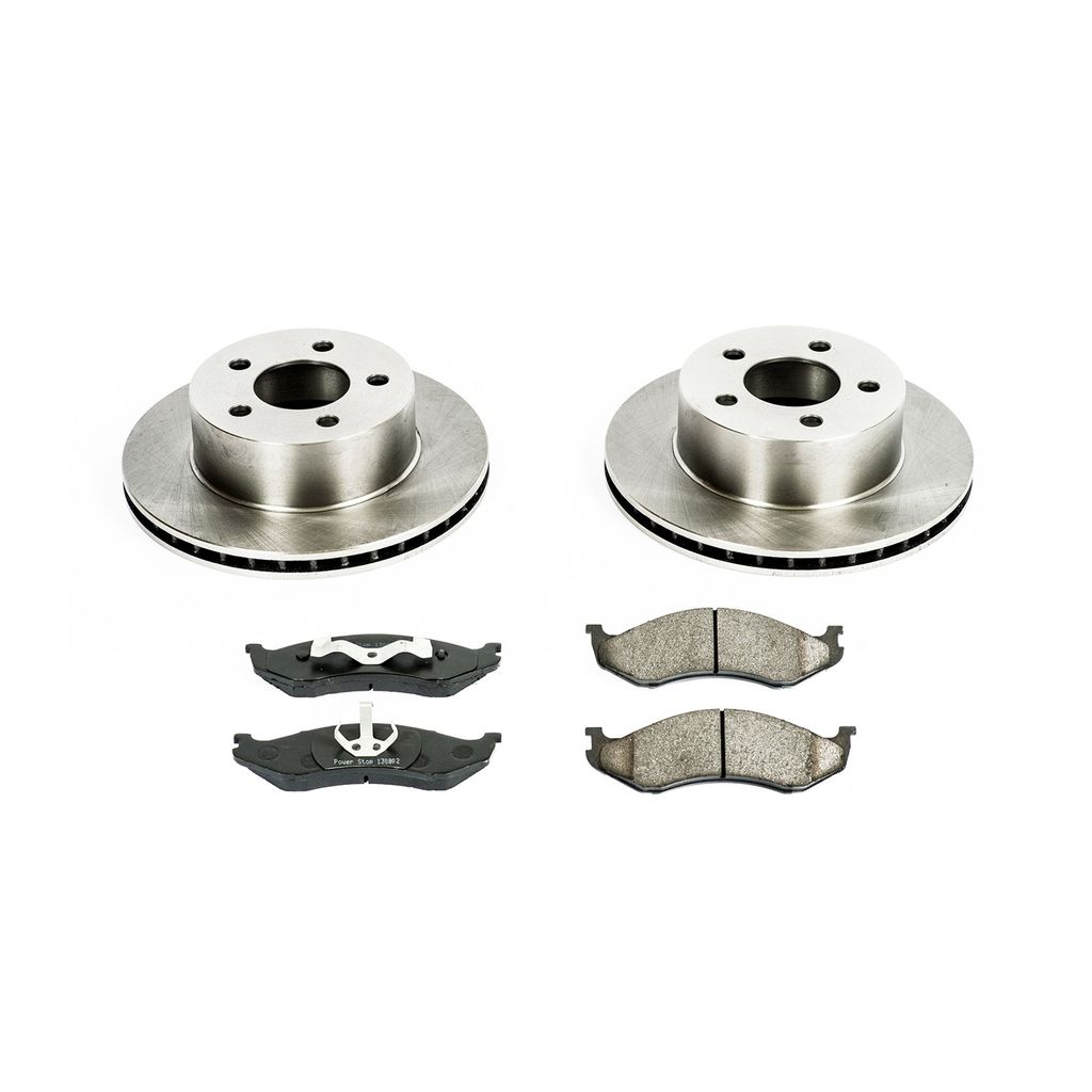 OE Stock Replacement Brake Pad and Rotor Kit