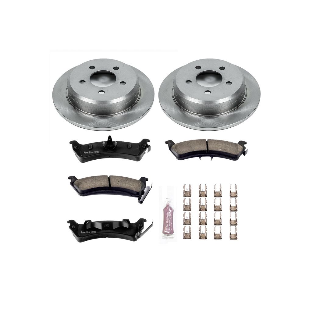 OE Stock Replacement Brake Pad and Rotor Kit