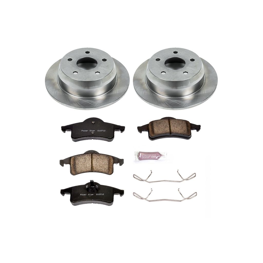 OE Stock Replacement Brake Pad and Rotor Kit