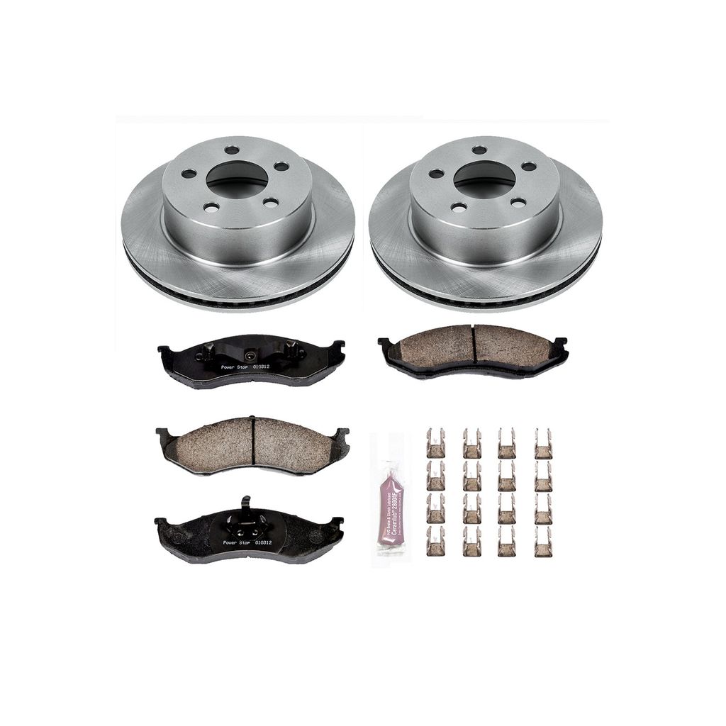 OE Stock Replacement Brake Pad and Rotor Kit