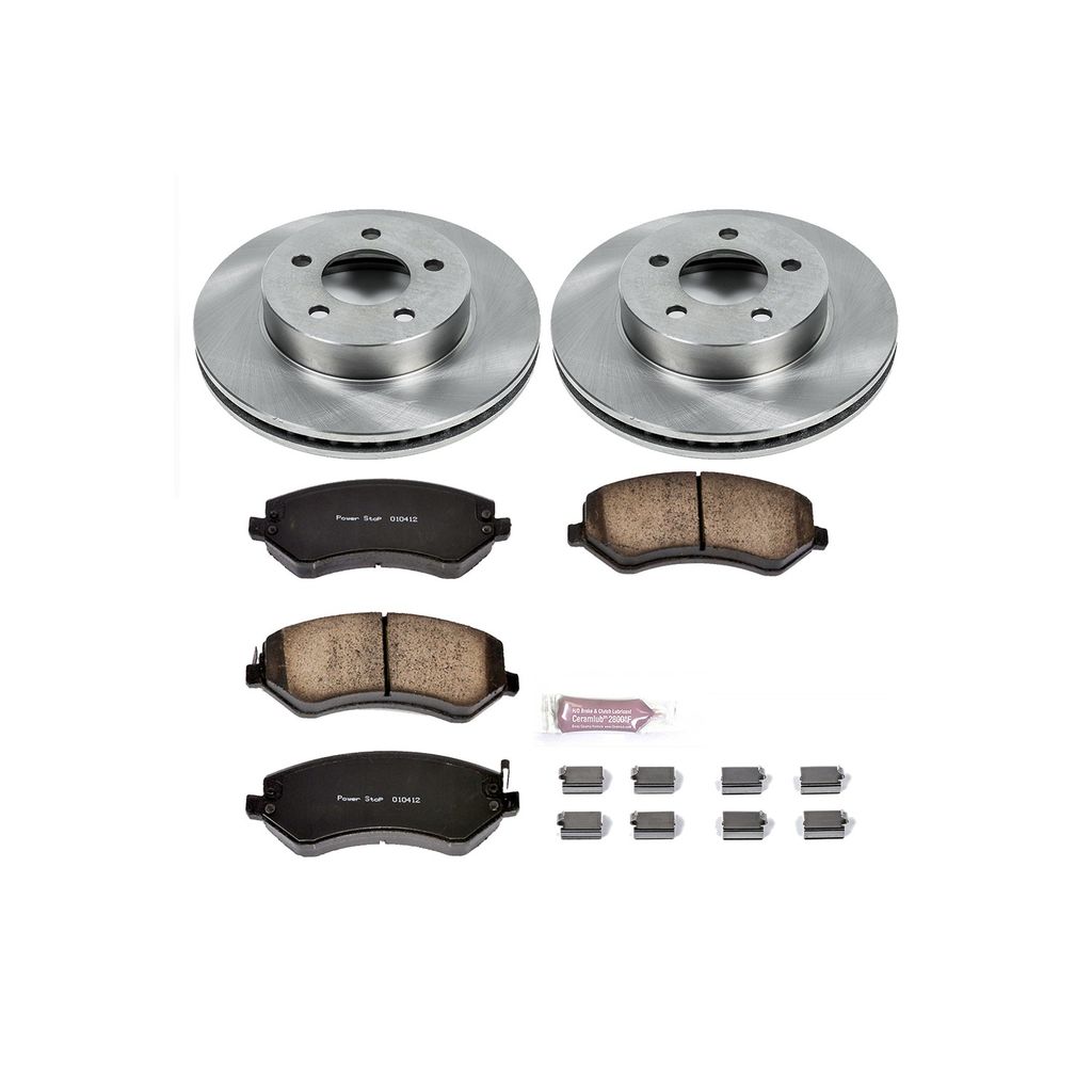 OE Stock Replacement Brake Pad and Rotor Kit