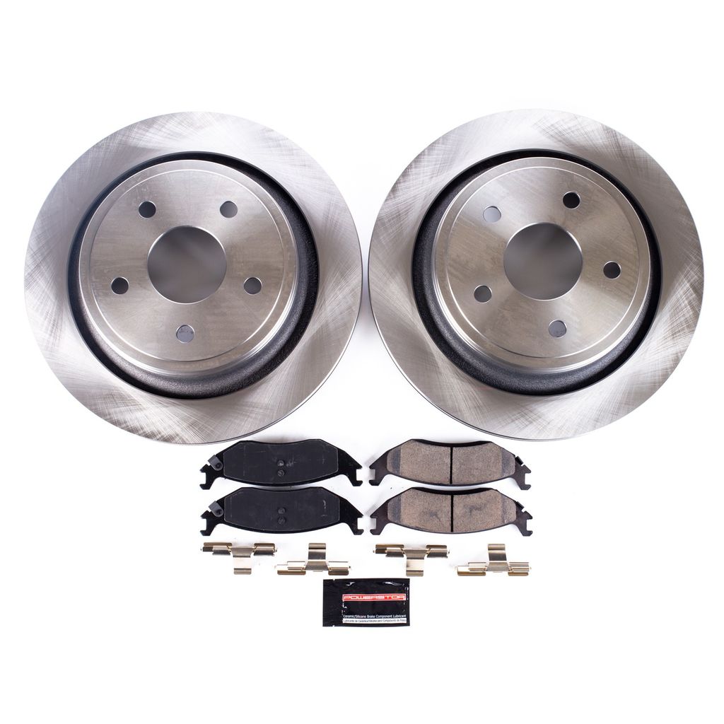 OE Stock Replacement Brake Pad and Rotor Kit