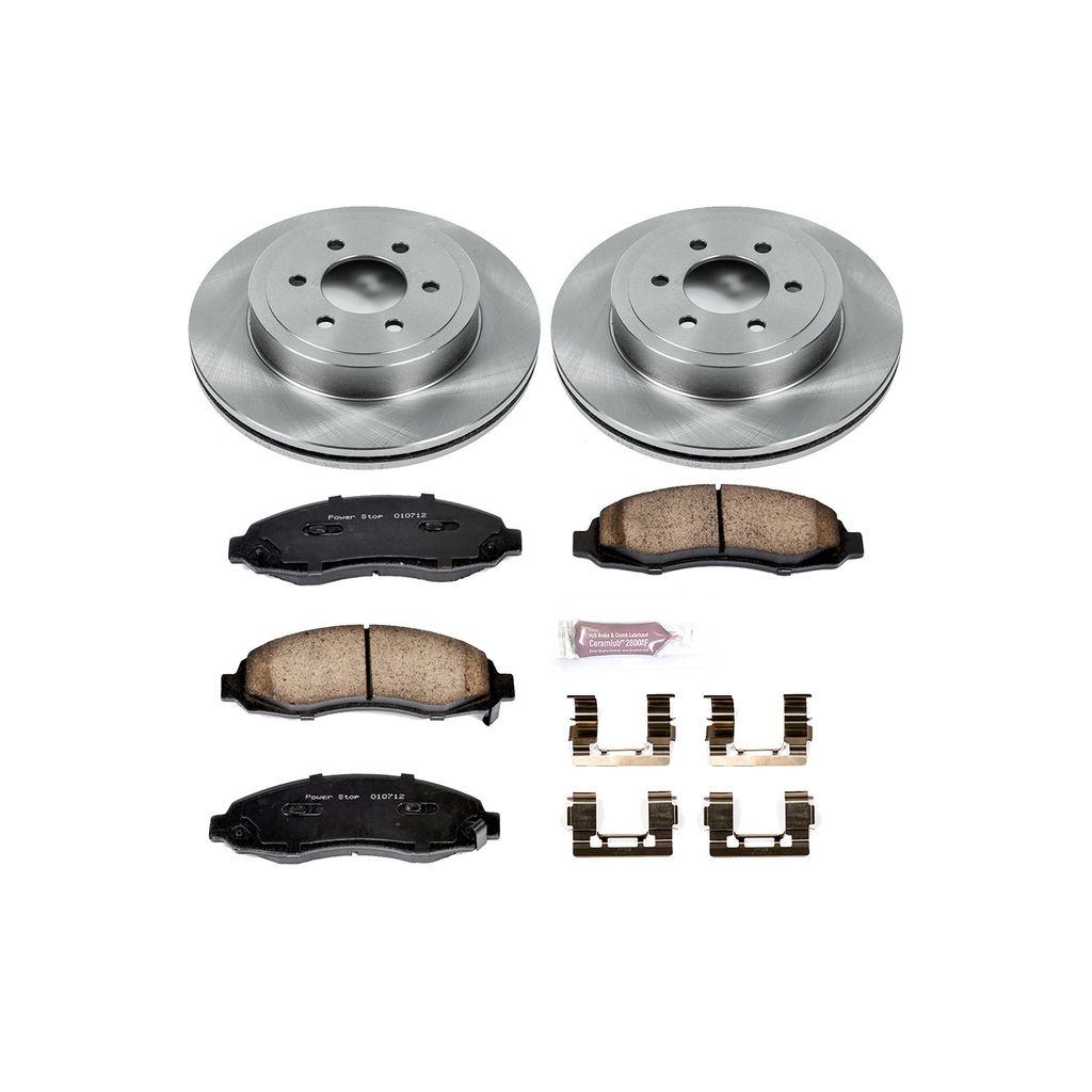 OE Stock Replacement Brake Pad and Rotor Kit