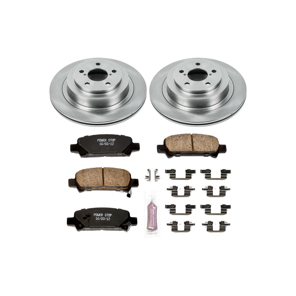 OE Stock Replacement Brake Pad and Rotor Kit