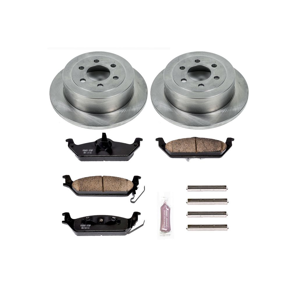 OE Stock Replacement Brake Pad and Rotor Kit