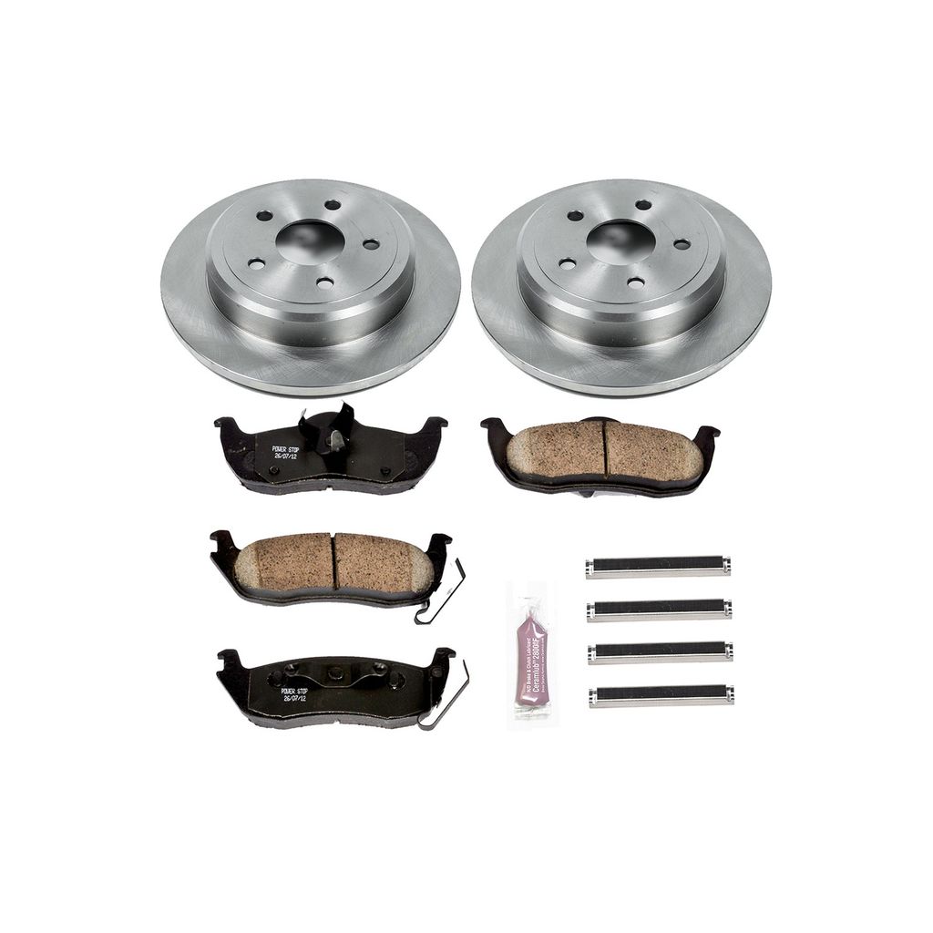 OE Stock Replacement Brake Pad and Rotor Kit