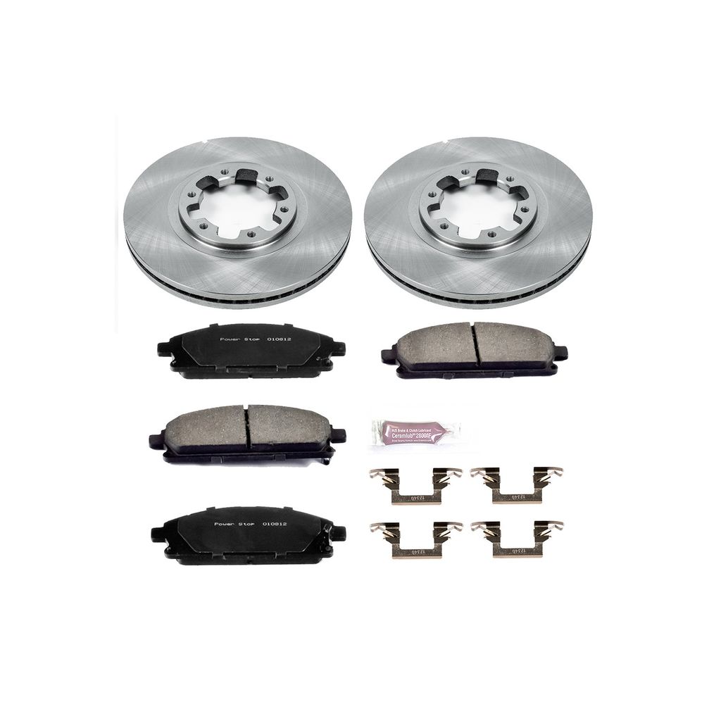OE Stock Replacement Brake Pad and Rotor Kit