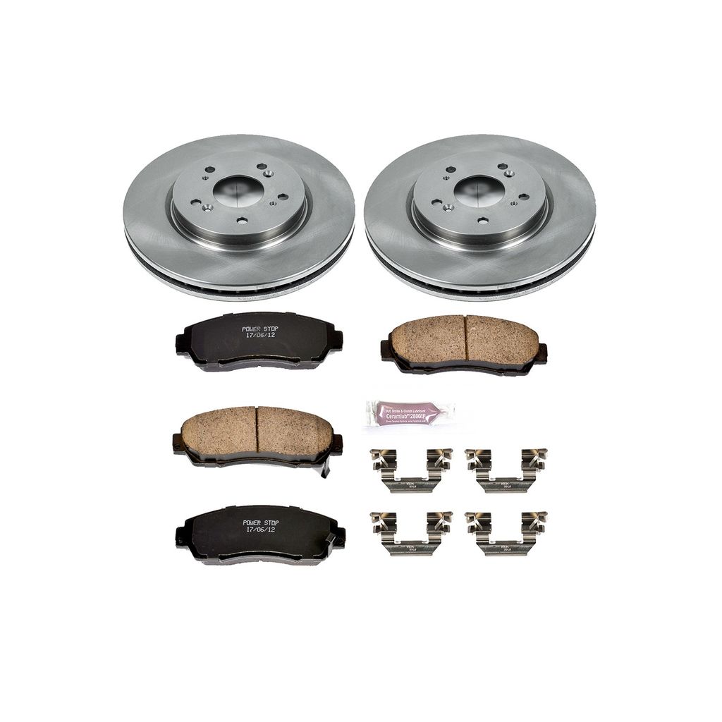 OE Stock Replacement Brake Pad and Rotor Kit