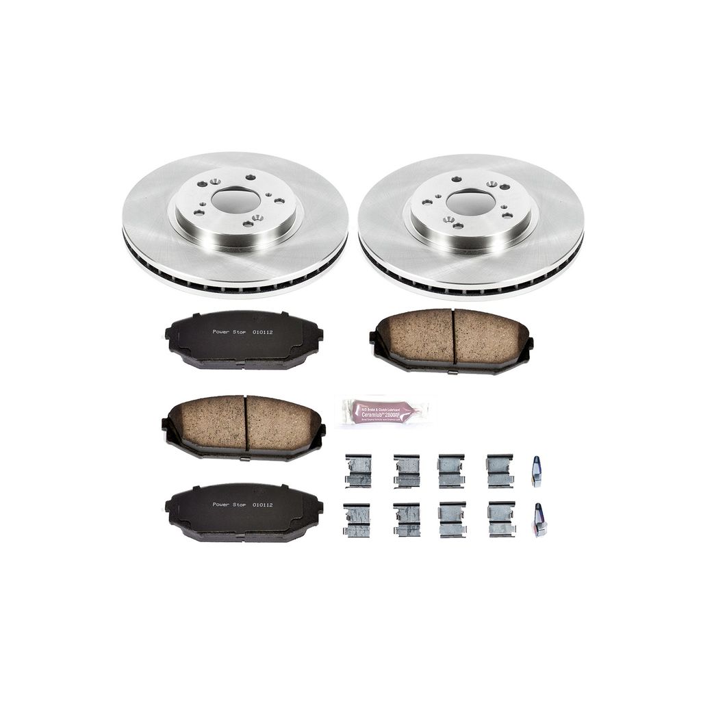 OE Stock Replacement Brake Pad and Rotor Kit