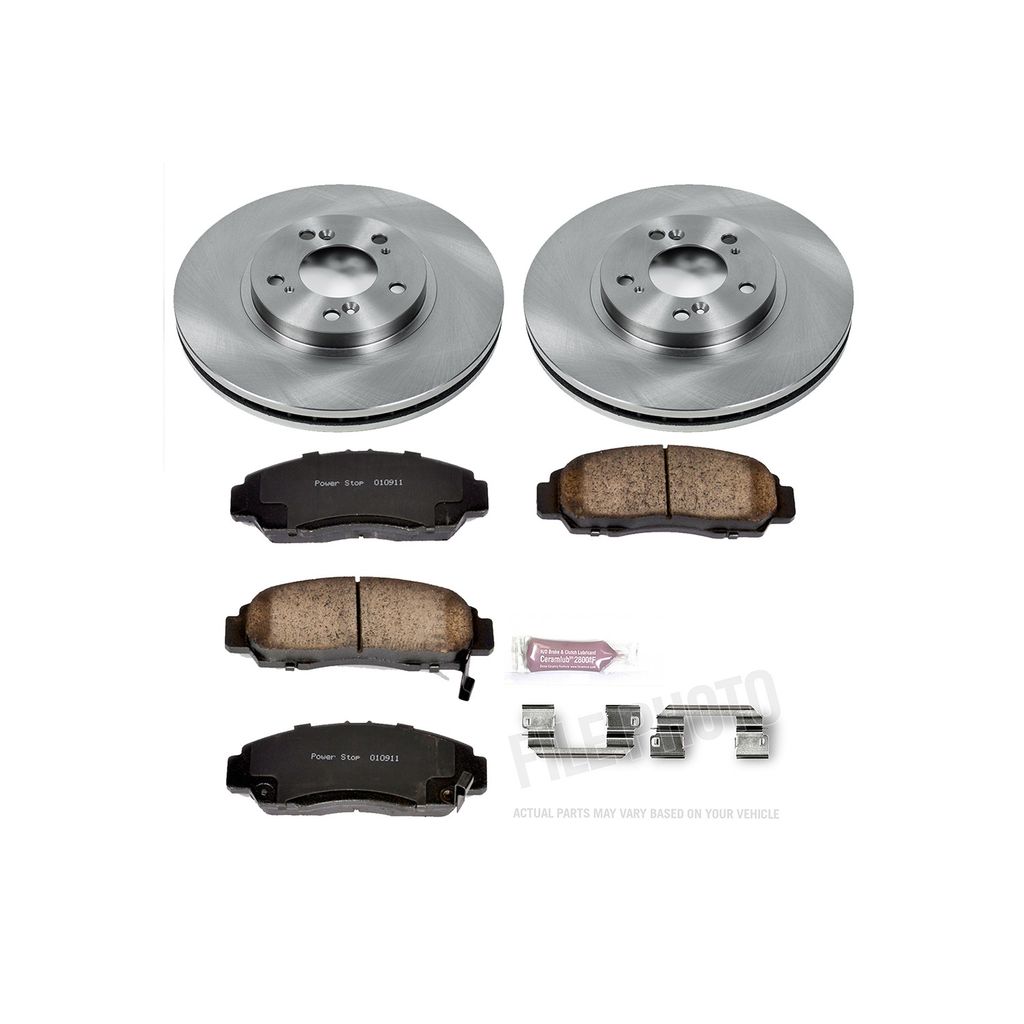OE Stock Replacement Brake Pad and Rotor Kit
