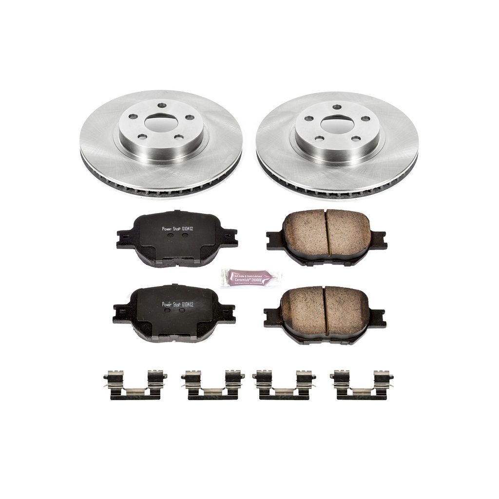 OE Stock Replacement Brake Pad and Rotor Kit