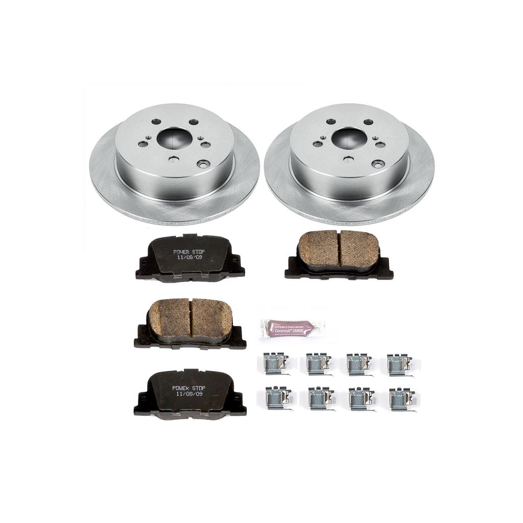 OE Stock Replacement Brake Pad and Rotor Kit