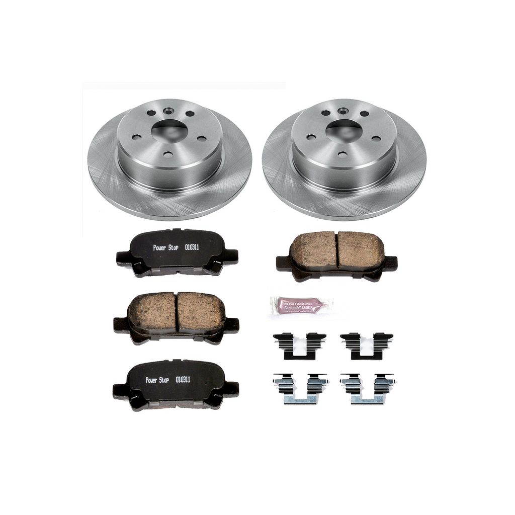 OE Stock Replacement Brake Pad and Rotor Kit
