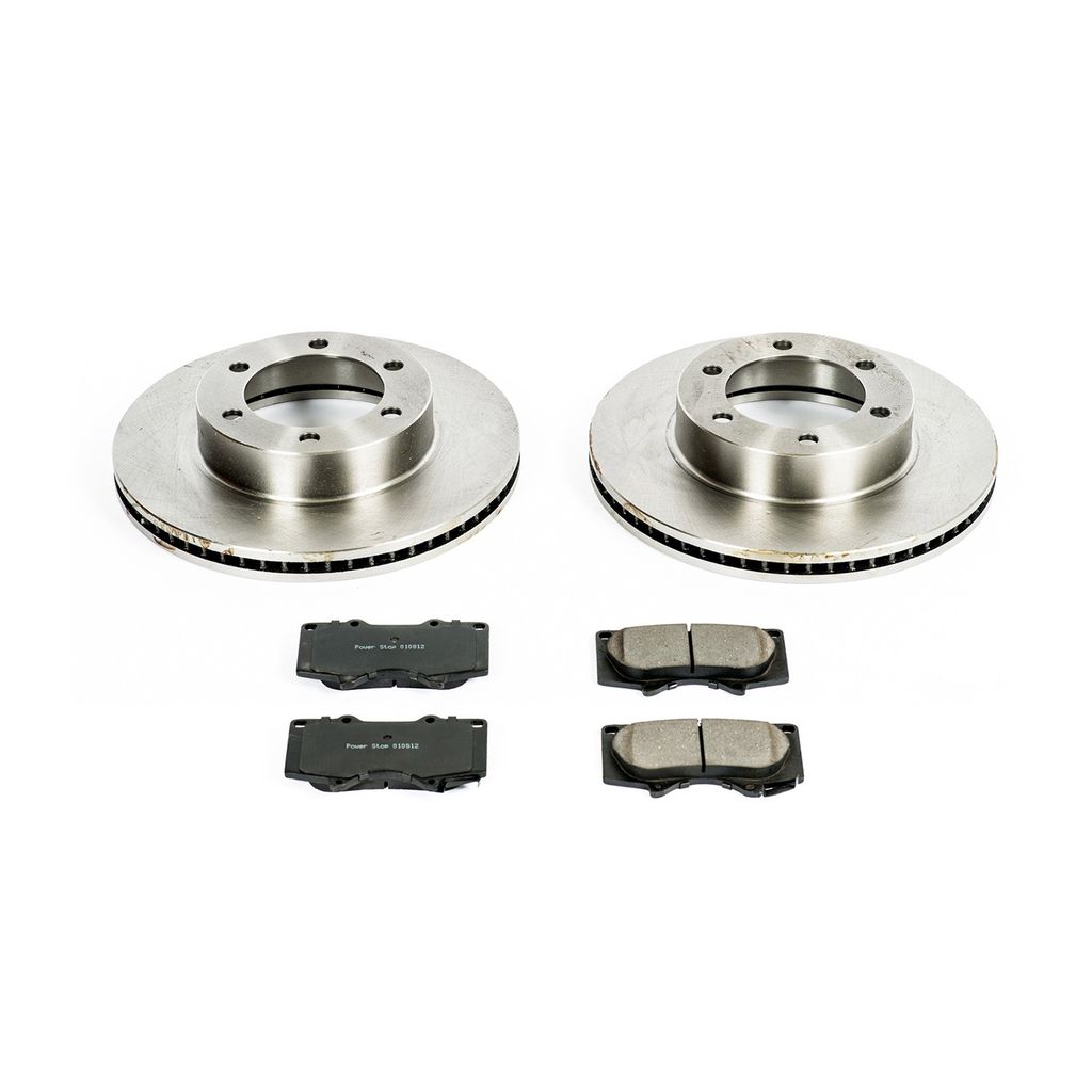 PowerStop KOE2324 - OE Stock Replacement Brake Pad and Rotor Kit