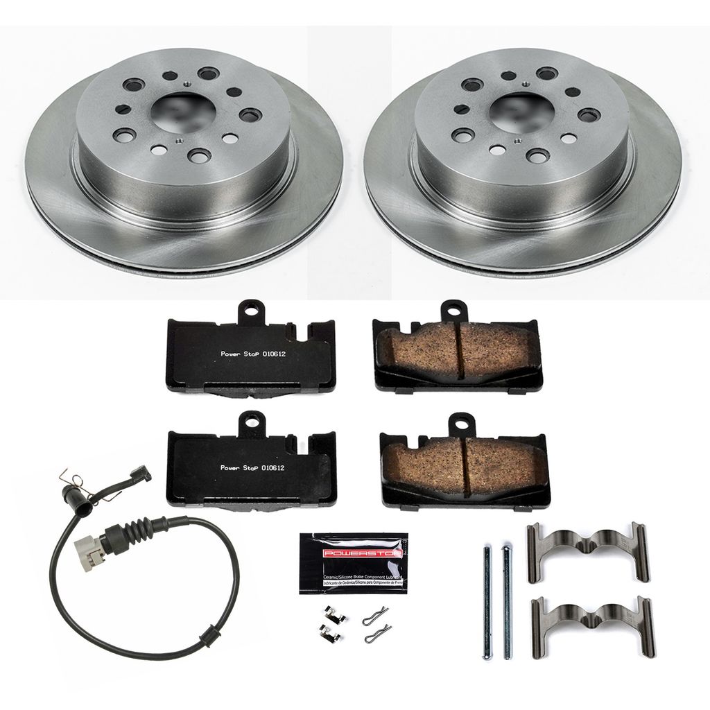 PowerStop KOE2329 - OE Stock Replacement Brake Pad and Rotor Kit