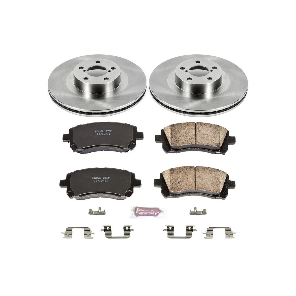 OE Stock Replacement Brake Pad and Rotor Kit