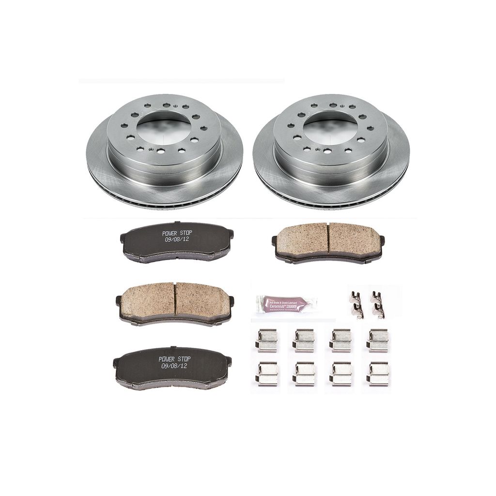 OE Stock Replacement Brake Pad and Rotor Kit