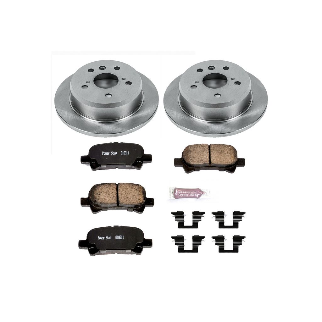 OE Stock Replacement Brake Pad and Rotor Kit