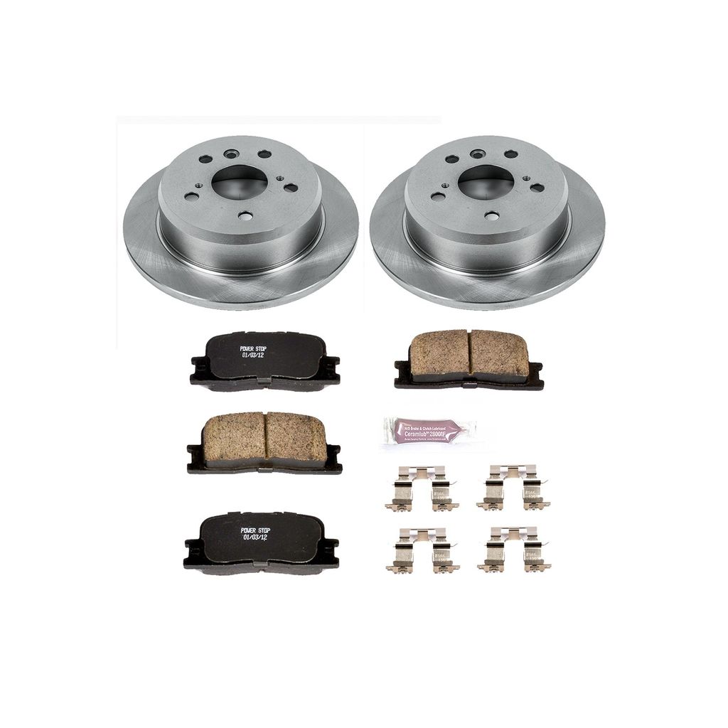 OE Stock Replacement Brake Pad and Rotor Kit
