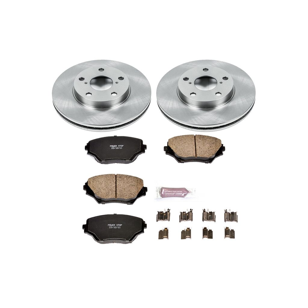 OE Stock Replacement Brake Pad and Rotor Kit