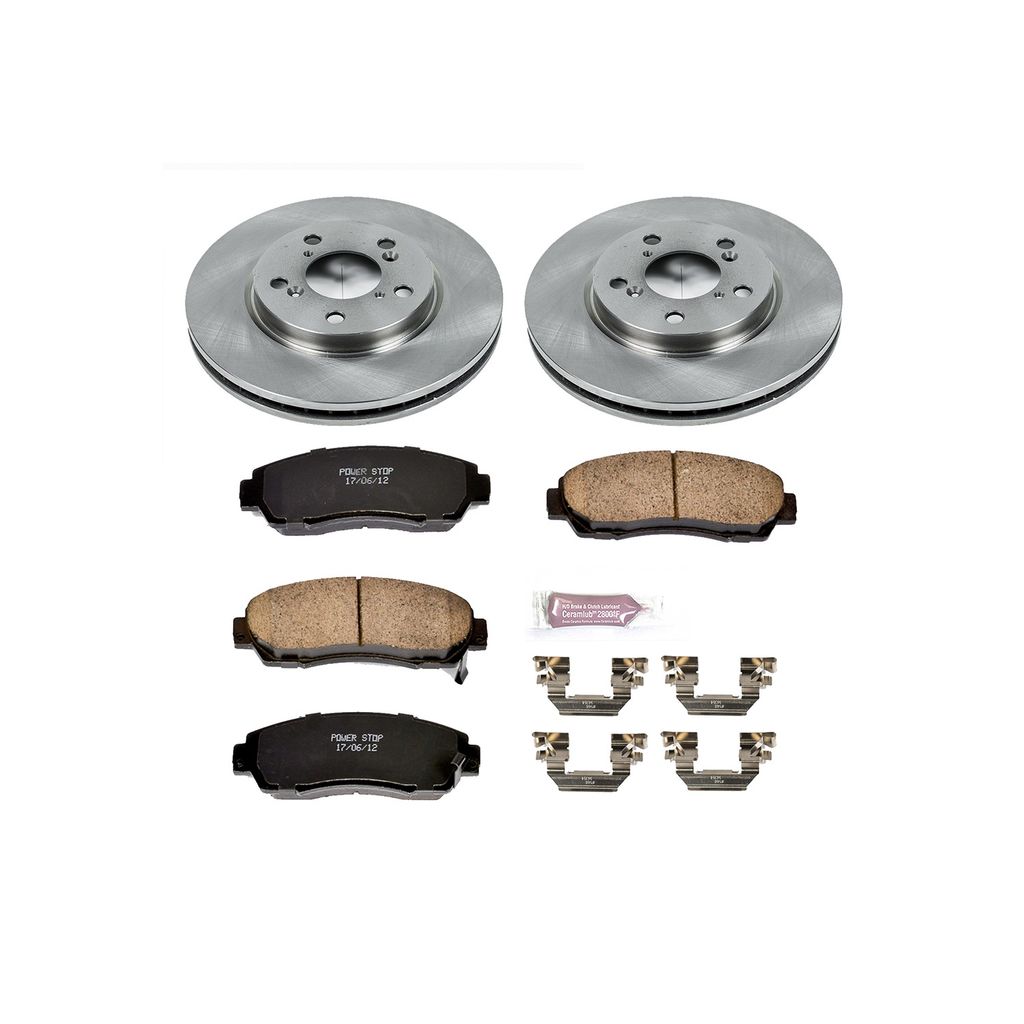 OE Stock Replacement Brake Pad and Rotor Kit