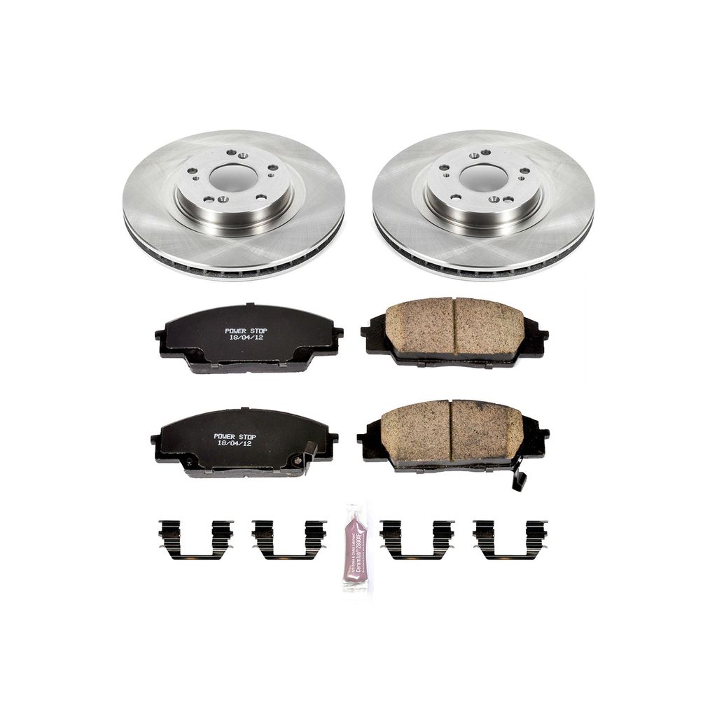 OE Stock Replacement Brake Pad and Rotor Kit