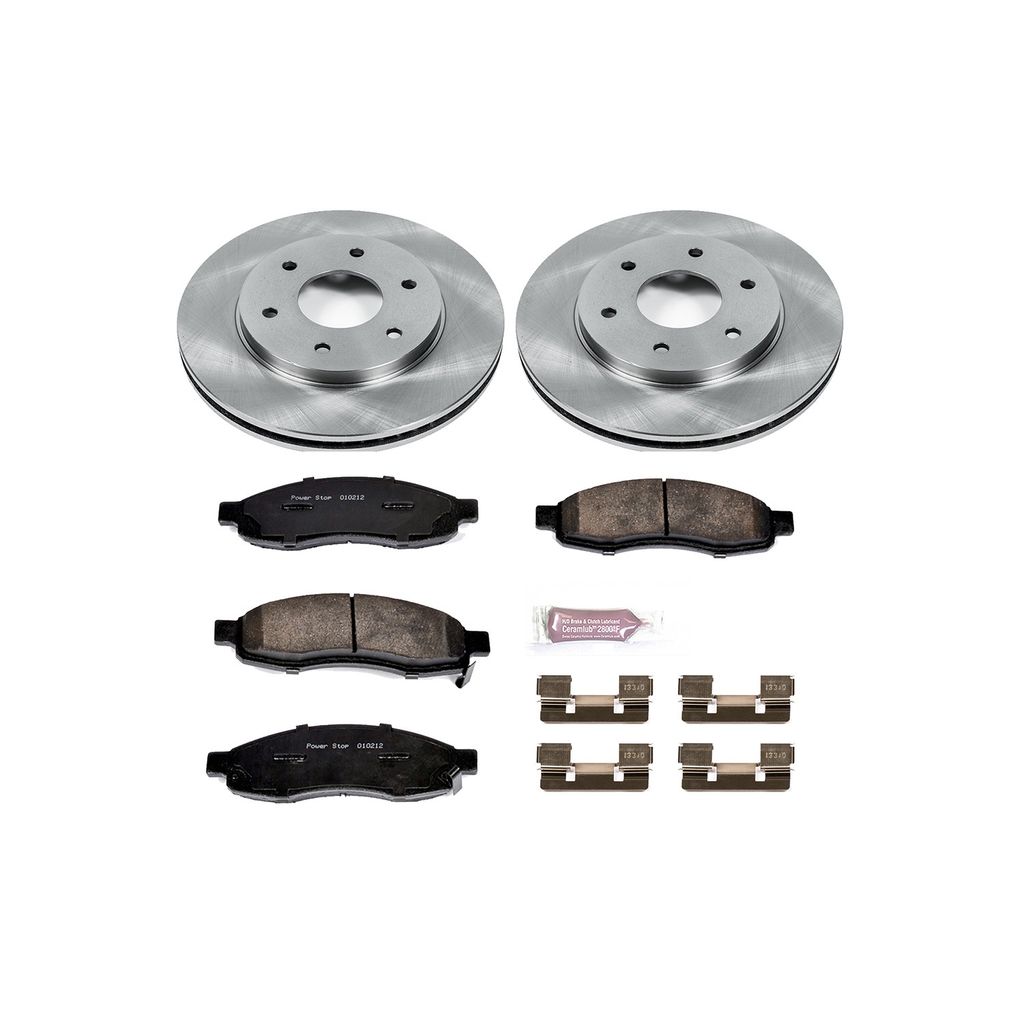 OE Stock Replacement Brake Pad and Rotor Kit
