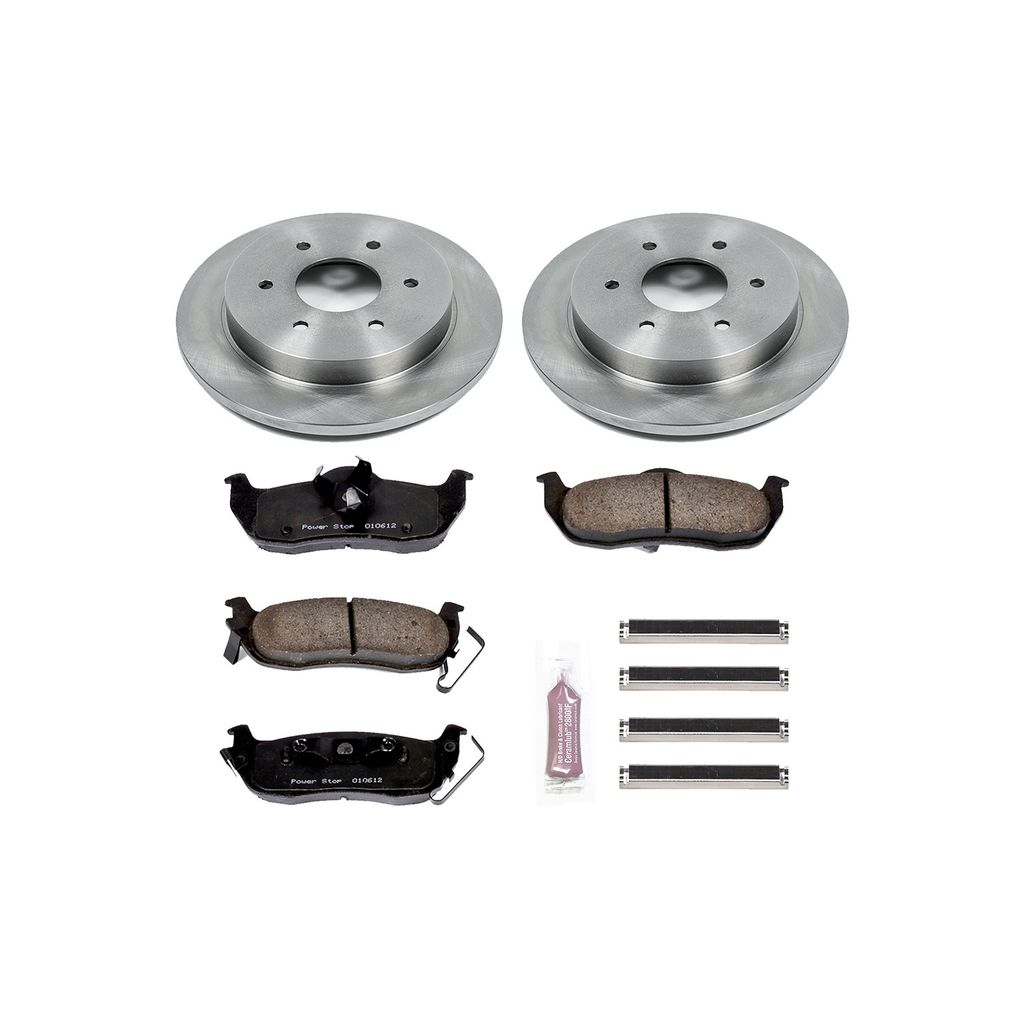 OE Stock Replacement Brake Pad and Rotor Kit