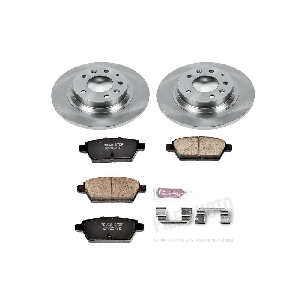 OE Stock Replacement Brake Pad and Rotor Kit