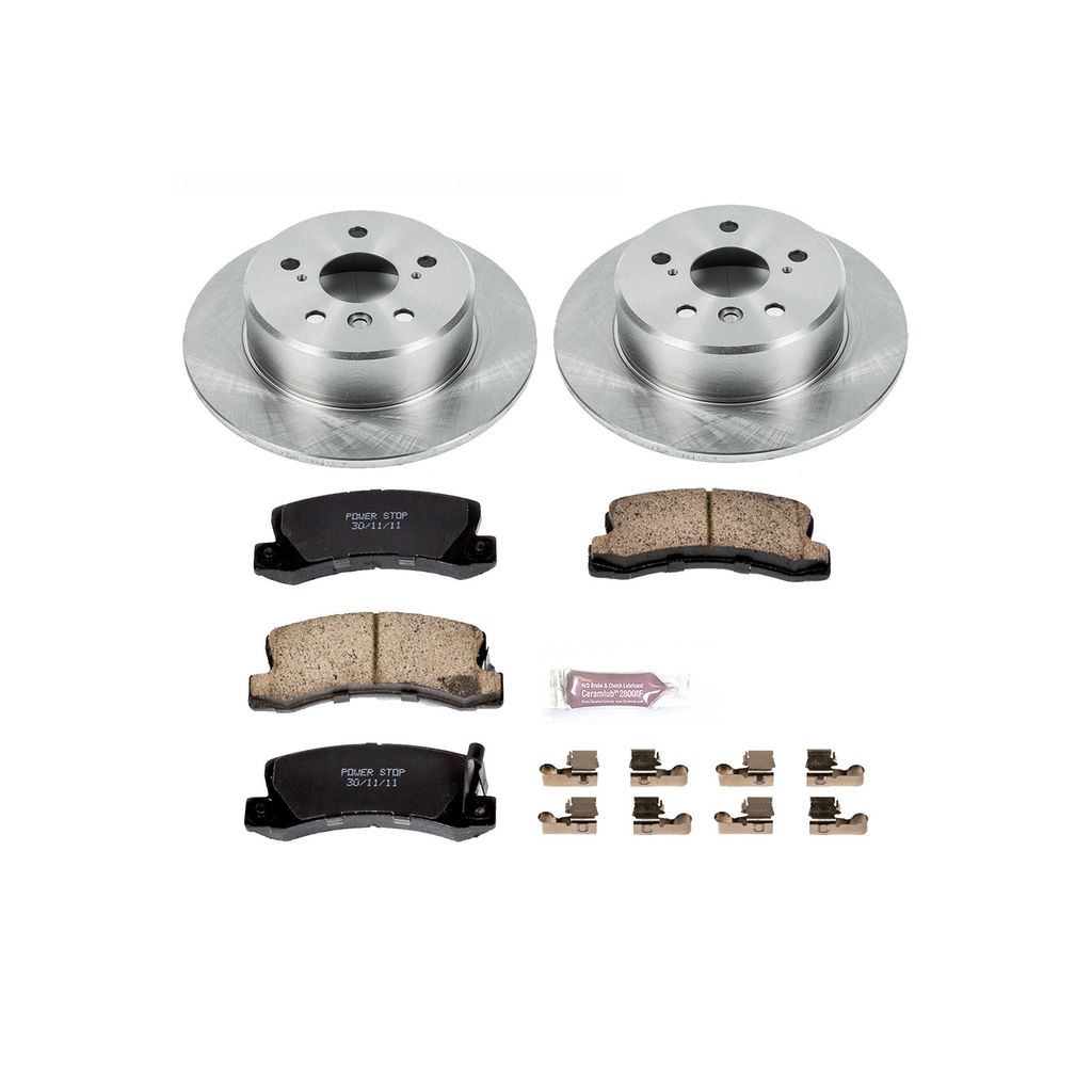 OE Stock Replacement Brake Pad and Rotor Kit