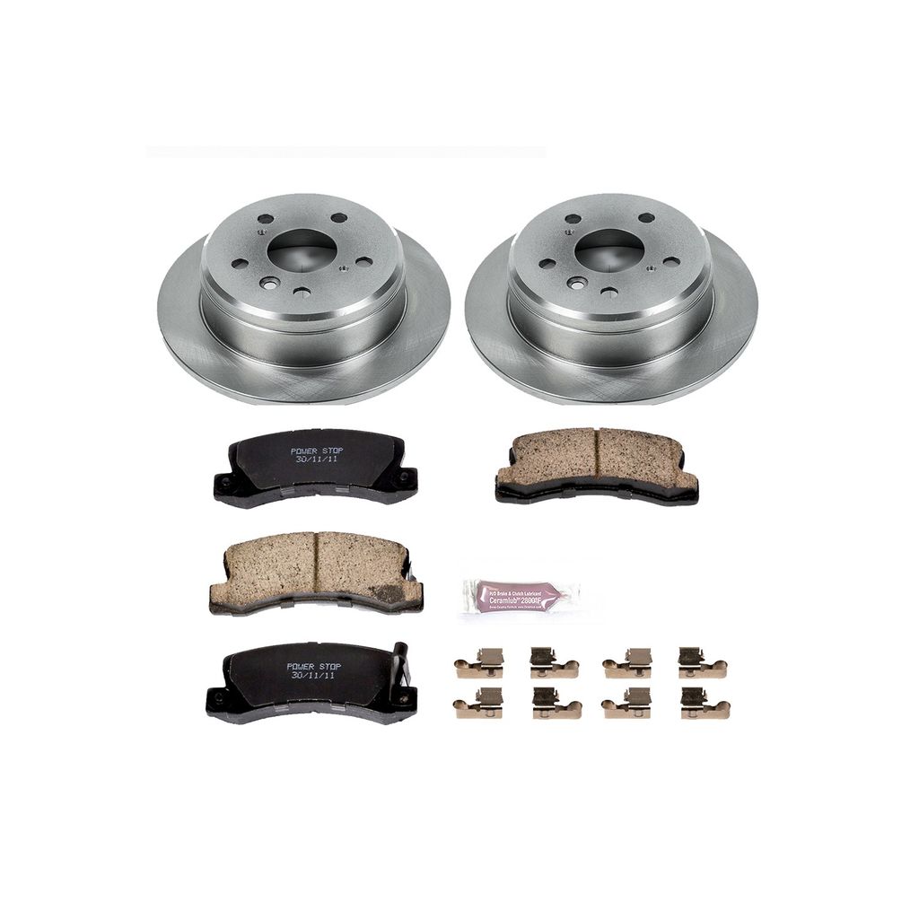 OE Stock Replacement Brake Pad and Rotor Kit