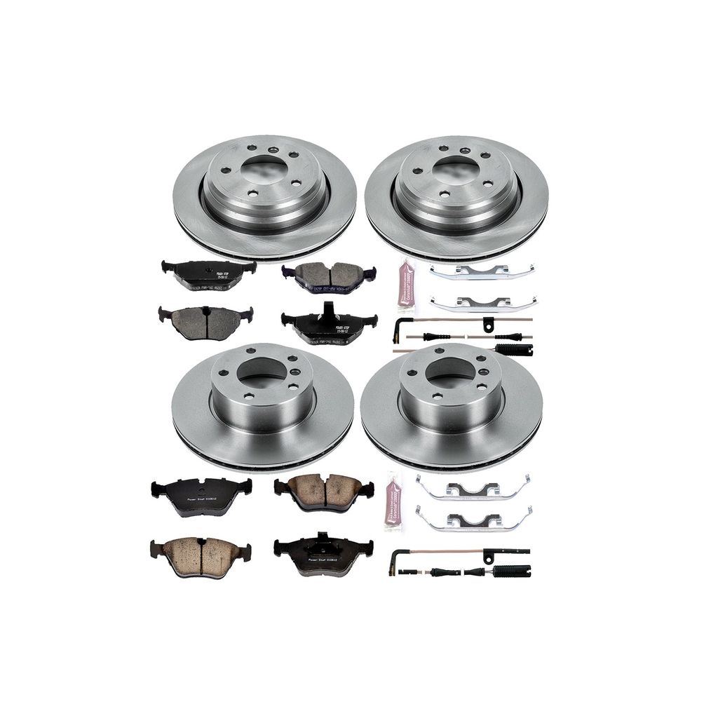 PowerStop KOE2747 - OE Stock Replacement Brake Pad and Rotor Kit
