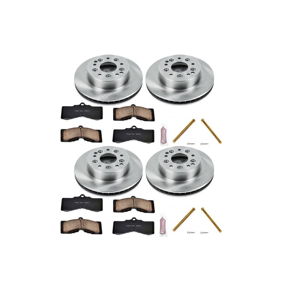 PowerStop KOE2769 - OE Stock Replacement Brake Pad and Rotor Kit