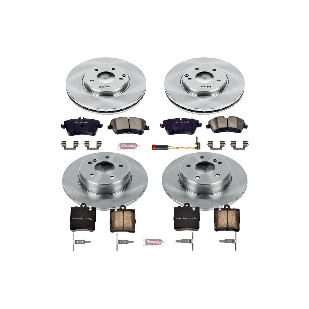 PowerStop KOE2783 - OE Stock Replacement Brake Pad and Rotor Kit