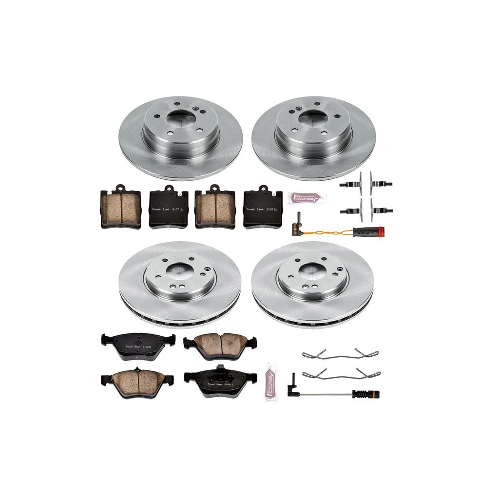 PowerStop KOE2786 - OE Stock Replacement Brake Pad and Rotor Kit