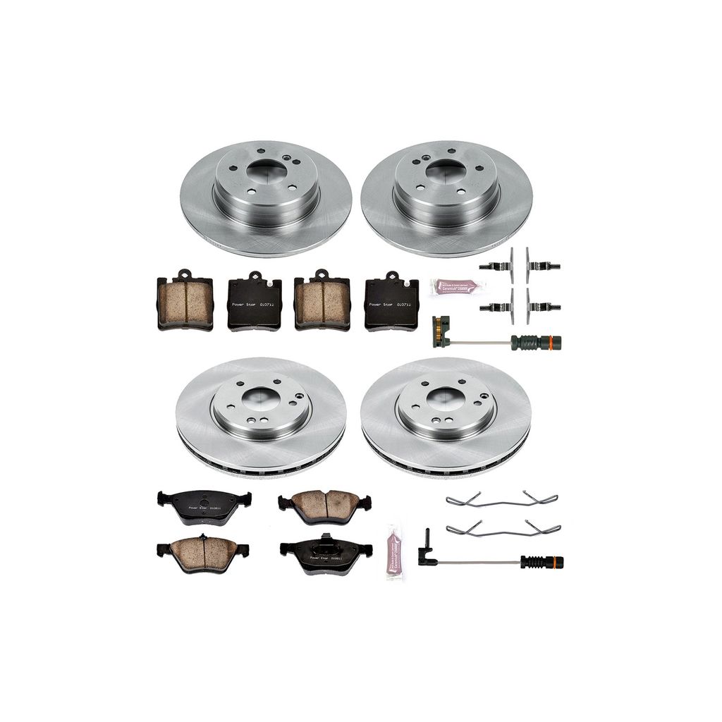 PowerStop KOE2790 - OE Stock Replacement Brake Pad and Rotor Kit